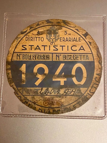 Bollo raci 1940 - bollo,