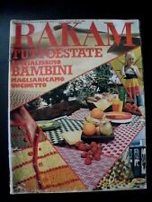 rivista RAKAM luglio 1980 / tutto estate / con inserto spiega tutto estate bimbi