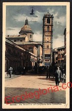 ai4990 - CARTOLINA D'EPOCA - Savona Città -Via Verzellino