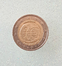 2 Euro Nederland 1999 - 2009 commemorativa 10° anniversario  Olanda