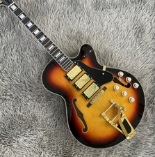 ES-175 Byrdland Jazz Sunburst chitarra elettrica oro hardware Archtop corpo cavo