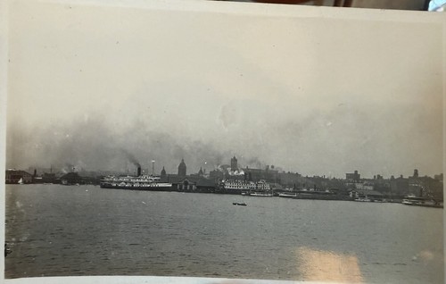 Vintage postcard steamer - ~,