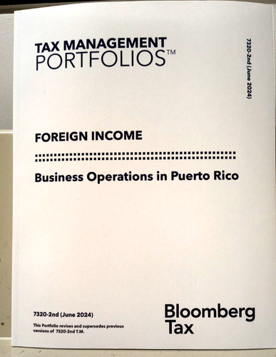 Bloomberg tax portfolios - tax,