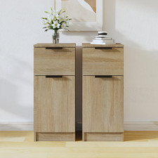 Set Credenza 2pz Sonoma Rovere