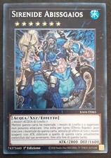 SIRENIDE ABISSGAIOS Rara Segreta Italiano (Mermail Abyssgaios) RA04-IT065 YUGIOH