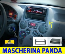 COMPATIBILE per Panda 169 dal 03>11 Mascherina Autoradio 1 Din Stereo Adattatore