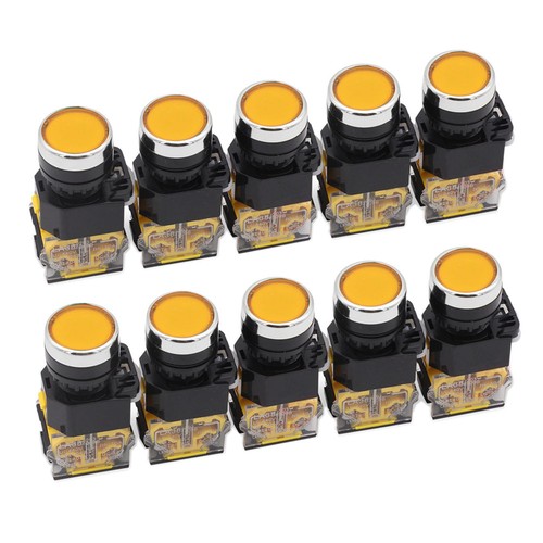 10x pulsante giallo - 10x,