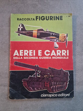 Album Figurine Aerei e Carri da Guerra 1977 ed.Ciarrapico con 20 figurine