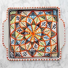 Vassoio con Manici in Ceramica