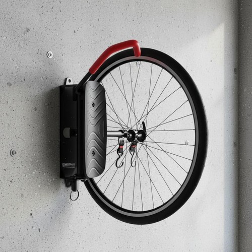 Gancio bici parete metallo - gancio,