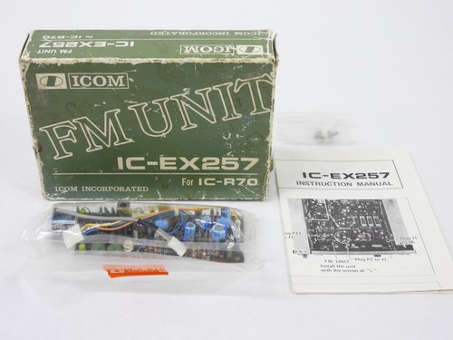 Icom ex257 scheda - scheda, fm