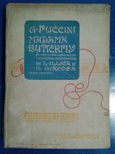 1907 _ GIACOMO PUCCINI _ MADAMA BUTTERFLY _ CANTO E PIANOFORTE _ G. RICORDI