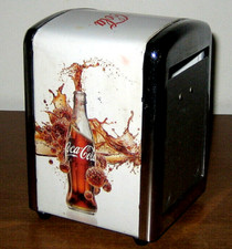 Portatovaglioli Pubblicitario COCA COLA in metallo - da collezione