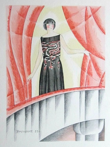 Thayaht une robe soir - thayaht,