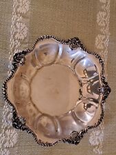 Piatto antico in argento 800, misura 28 cm di diametro, in ottime condizioni 