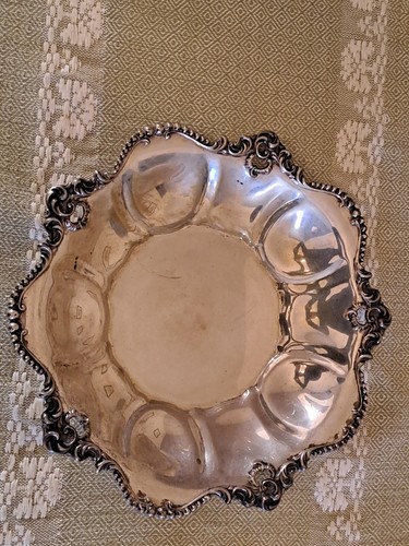 Piatto antico argento 800 - piatto,