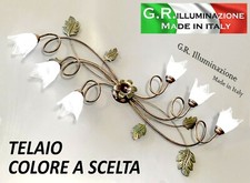 PLAFONIERA IN FERRO BATTUTO 6