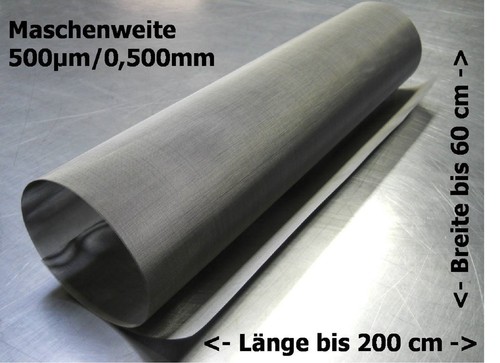 Rete filtrante acciaio inox