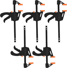 5 Morsetti Presa Rapida Da Falegname, Sgancio Rapido a Una Mano per Artigianato