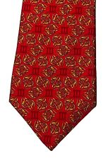 OLYMPO Cravatta in seta rossa