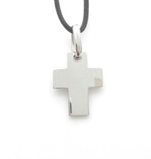 CROCE IN ORO BIANCO 18 CT (