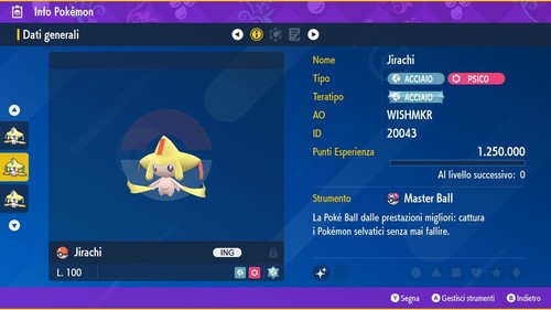Jirachi shiny 6iv battle ready - jirachi,