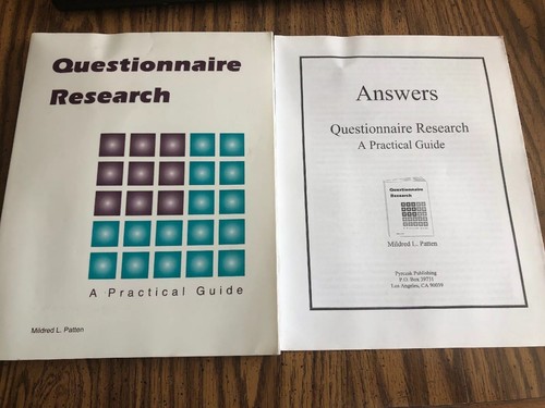 Questionnaire research - questionnaire,
