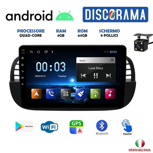 Autoradio android fiat 500 - android,