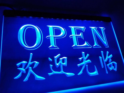 Open ristorante cinese bar led - ristorante,