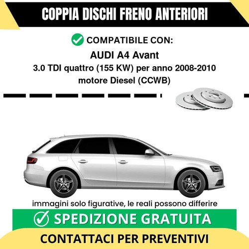 Coppia dischi freno anteriori - dischi,