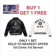 Giubbotto Uomo Avirex Bianco