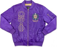 Big Boy Omega Psi Phi Divine 9 S3 Mens Bomber Jacket