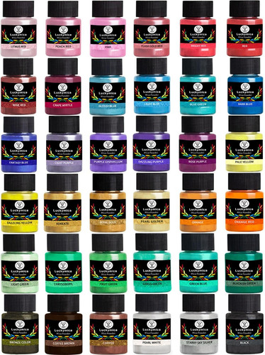 Polvere mica colori set - di,