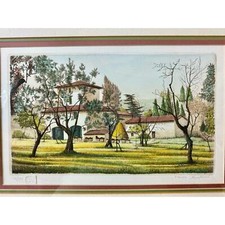 Stampa acquaforte firmata e