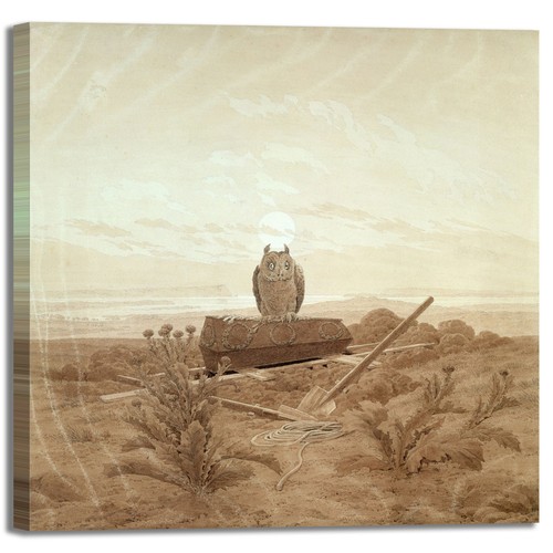 Caspar paesaggio con - , gufo