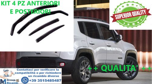 Jeep renegade deflettori - jeep,