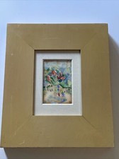 QUADRO KATHLEEN GEE PICCOLA GEMMA PAESAGGIO FLOREALE IMPRESSIONISMO MAGISTRALE ELENCATO