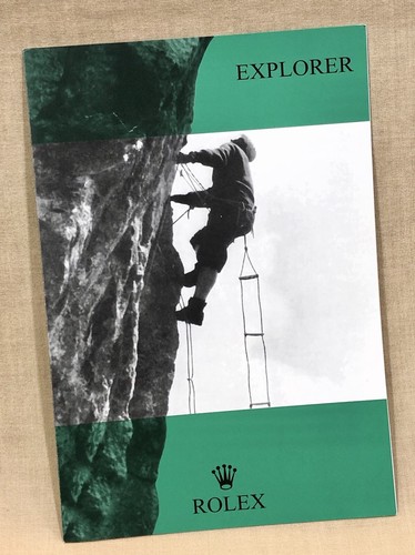 Rolex explorer 1969 brochure - rolex,