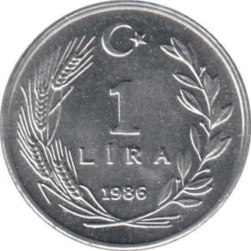 Turchia lira 1986 - 1,
