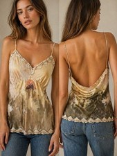 Camicia vintage Y2K in seta