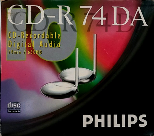 Philips 74da 74 minuti - cd-r,