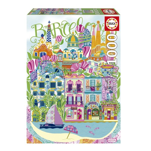 Educa puzzle barcellona di - -,