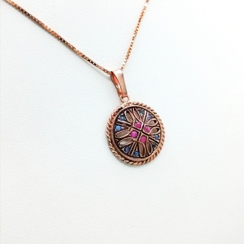 Pendente argento 925 rosé - pendente,