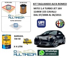 KIT TAGLIANDO 3 FILTRI UFI