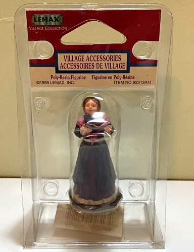 Figurina donna caroler - figurina,
