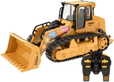 , Escavatore Radiocomandato, Ruspa Giocattolo Cingolata Con Pala Funzionante, Es