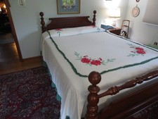 Copriletto vintage fiore - vintage,