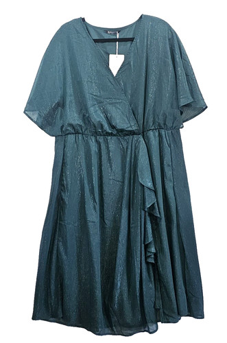 Abito bloomchic verde blouson - abito,