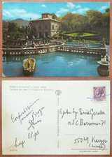 BAGNAIA (Viterbo) - Villa Lante - Fontana dei Mori e Palazzina Montalto 1969