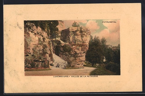 Cpa luxembourg vallée - de, la